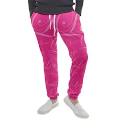 Pinklove Men s Jogger Sweatpants by designsbyamerianna