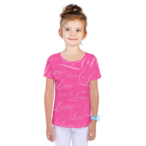 Pinklove Kids  One Piece Tee by designsbyamerianna