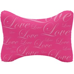 Pinklove Seat Head Rest Cushion by designsbyamerianna