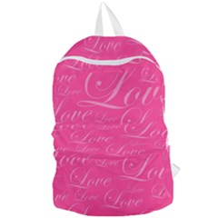 Pinklove Foldable Lightweight Backpack by designsbyamerianna