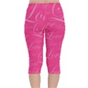 Pinklove Velvet Capri Leggings  View2