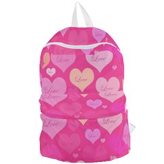 Heartsoflove Foldable Lightweight Backpack by designsbyamerianna