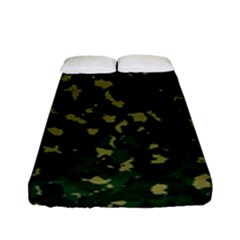 Greencamo Fitted Sheet (full/ Double Size) by designsbyamerianna