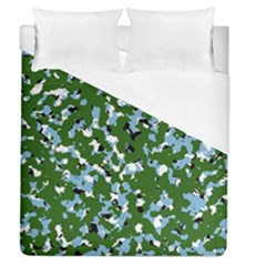 Greencamo1 Duvet Cover (queen Size) by designsbyamerianna