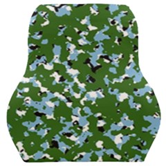 Greencamo1 Car Seat Back Cushion  by designsbyamerianna