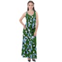 Greencamo1 Sleeveless Velour Maxi Dress View1