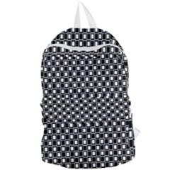 Black And White Boxes Foldable Lightweight Backpack by designsbyamerianna