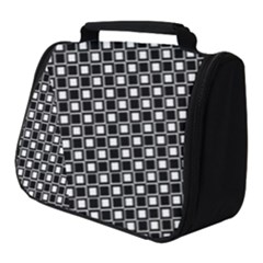 Black And White Boxes Full Print Travel Pouch (small) by designsbyamerianna