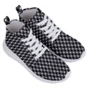 Black And White Boxes Women s Lightweight High Top Sneakers View3