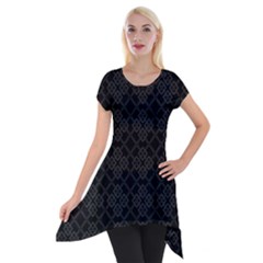 Bw Iii Short Sleeve Side Drop Tunic by designsbyamerianna