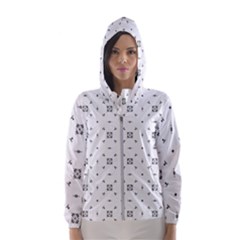 Bw Pattern Iii Women s Hooded Windbreaker by designsbyamerianna