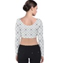 Bw Pattern Iii Velvet Long Sleeve Crop Top View2