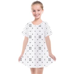 Bw Pattern Iii Kids  Smock Dress by designsbyamerianna