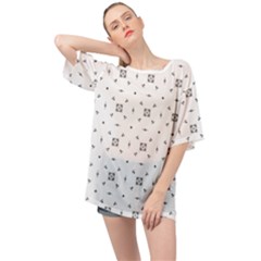 Bw Pattern Iii Oversized Chiffon Top