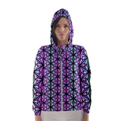 Triangle Seamless Women s Hooded Windbreaker by Mariart