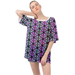 Triangle Seamless Oversized Chiffon Top by Mariart