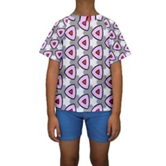 Patterns Seamlessly Texture Kids  Short Sleeve Swimwear by Bajindul