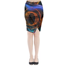 Research Mechanica Midi Wrap Pencil Skirt