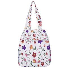 Flowers On A White Background              Center Zip Backpack by LalyLauraFLM