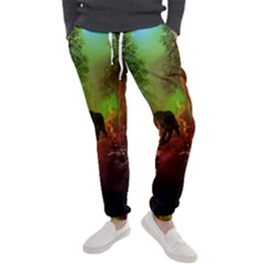 The Lonely Wolf In The Night Men s Jogger Sweatpants