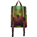 The Lonely Wolf In The Night Buckle Everyday Backpack View3