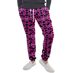 Floral To Be Happy Of In Soul And Mind Decorative Men s Jogger Sweatpants