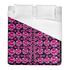 Floral To Be Happy Of In Soul And Mind Decorative Duvet Cover (full/ Double Size) by pepitasart