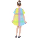 Easter Background Easter Plaid Kids  Smock Dress View2