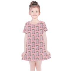 Pink Popcorn Kids  Simple Cotton Dress by VeataAtticus