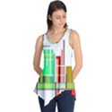 Business Finance Statistics Graphic Sleeveless Tunic View1