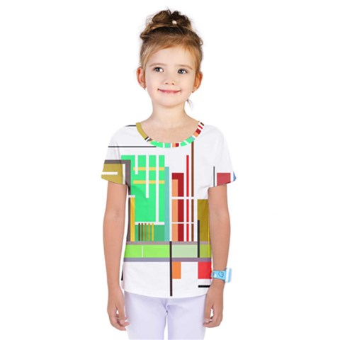 Business Finance Statistics Graphic Kids  One Piece Tee by Simbadda