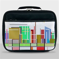 Business Finance Statistics Graphic Lunch Bag by Simbadda