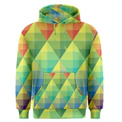 Background Colorful Geometric Men s Pullover Hoodie by Simbadda