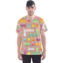 Abstract Background Colorful Men s Sports Mesh Tee View1