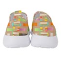 Abstract Background Colorful Women s Slip On Sneakers View4