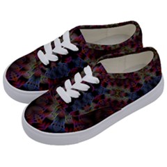 Animated Ornament Background Fractal Art Kids  Classic Low Top Sneakers