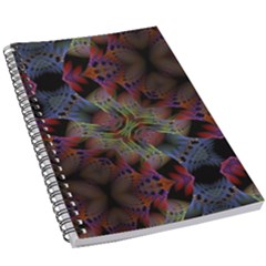 Animated Ornament Background Fractal Art 5.5  x 8.5  Notebook