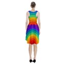 Rainbow Background Colorful Racerback Midi Dress View2