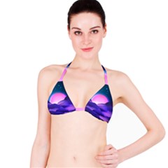 Mountain Sunrise Mountains Sunrise Bikini Top by Simbadda