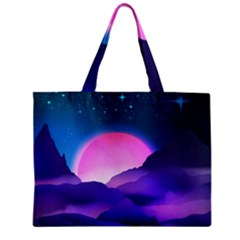 Mountain Sunrise Mountains Sunrise Zipper Mini Tote Bag by Simbadda