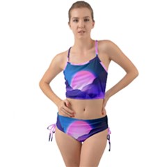 Mountain Sunrise Mountains Sunrise Mini Tank Bikini Set by Simbadda