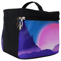 Mountain Sunrise Mountains Sunrise Make Up Travel Bag (big) by Simbadda