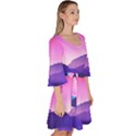 Mountain Sunrise Mountains Sunrise Velour Kimono Dress View3