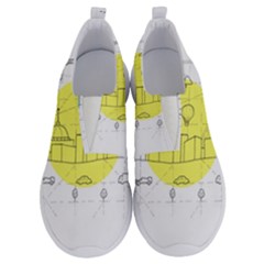 Urban City Skyline Sketch No Lace Lightweight Shoes by Simbadda