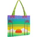 Seaside Sunrise Colorful Ocean Sea Mini Tote Bag View2