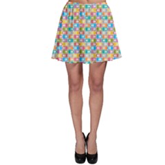 Seamless Pattern Background Abstract Skater Skirt by Simbadda