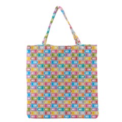 Seamless Pattern Background Abstract Grocery Tote Bag by Simbadda