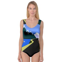 Air Pollution Retro Vintage Princess Tank Leotard  by Simbadda