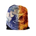 Earth World Globe Universe Space Drawstring Pouch (XL) View2