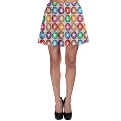 Seamless Pattern Background Abstract Skater Skirt by Simbadda